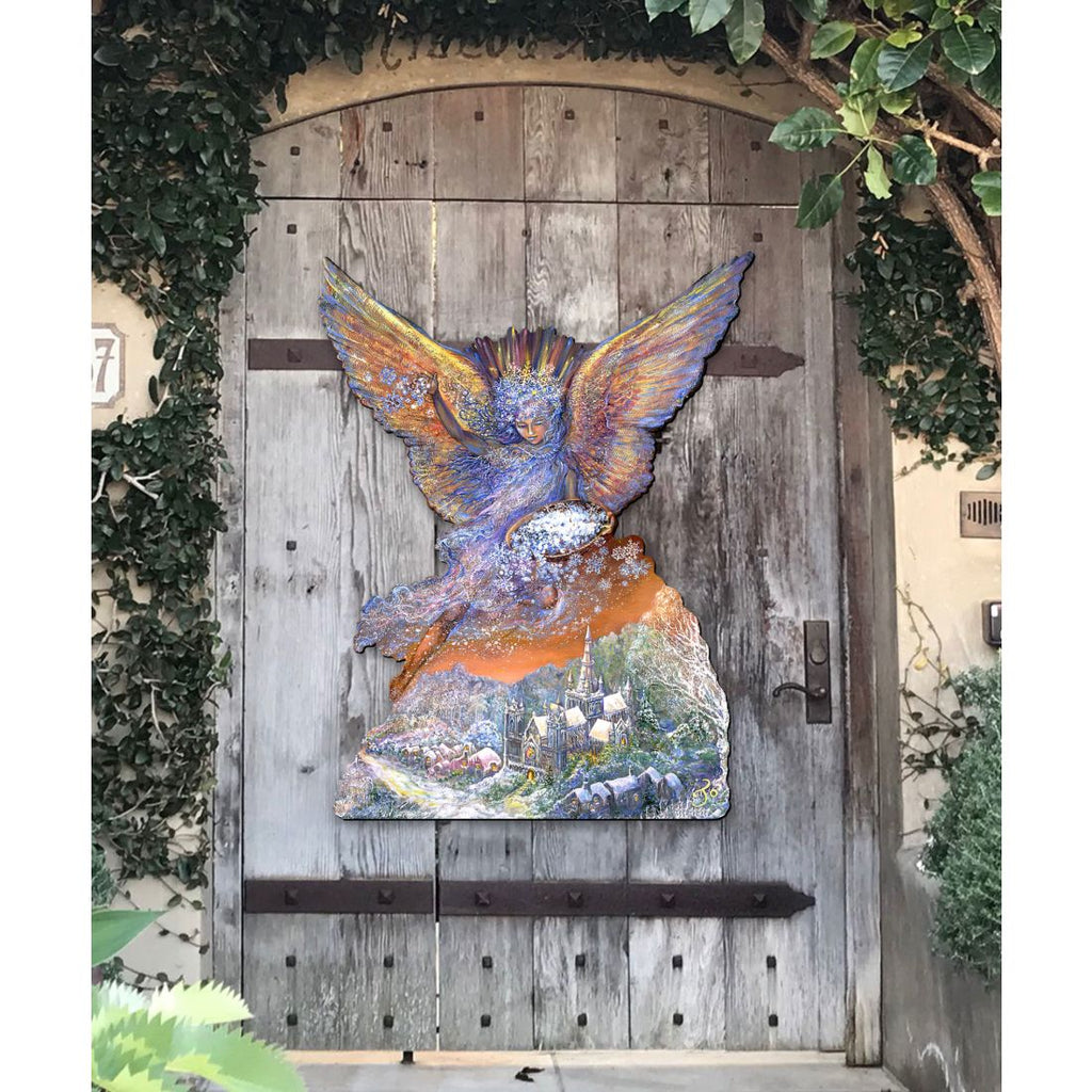 Snow Angel Holiday Door Decor by Josephine Wall - Christmas Decor - 842131H-JW