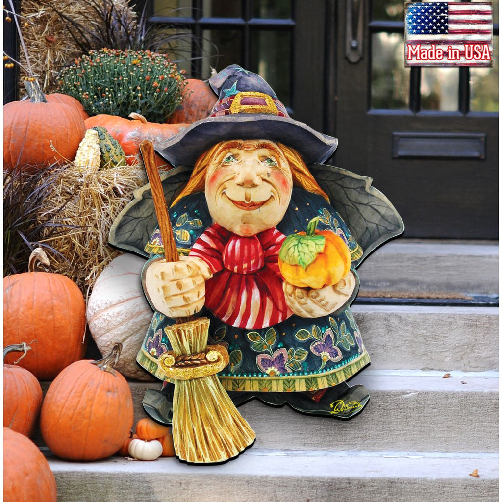 Witch Halloween Door Decor by G. DeBrekht - Thanksgiving Halloween Decor - 8158412H