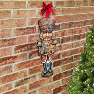 Regal Nutcracker Prince Holiday Door Decor by G. Debrekht - Christmas Decor - 8611060H