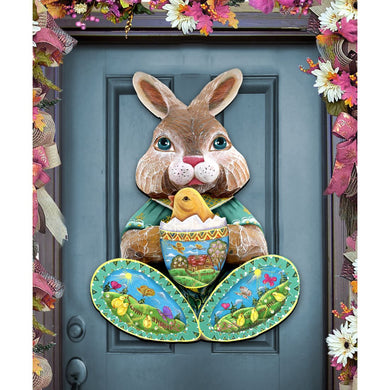 Easter Bunny Easter Holiday Door Decor by G. DeBrekht - Easter Spring Decor - 8144502H