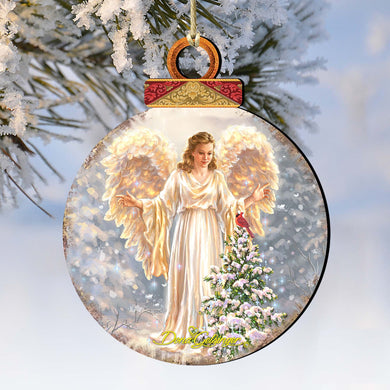 Woodland Angel Wooden Ornaments by Gelsinger - Christmas Decor - 8021046-1565