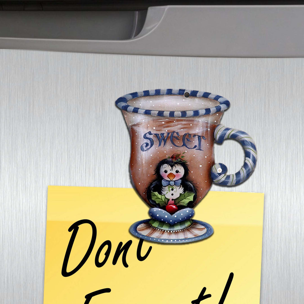 Sweet and Spicy Season Decorative Eco Wood Magnets Set of 6 by Jamie Mills-Price - Christmas Decor - 8090053G-S6