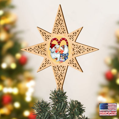 Merry Kissmas Tree Topper by Jamie Mills-Price - Christmas Decor - 89471-MP
