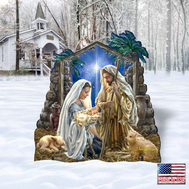Glory to God Nativity Outdoor Decor by D. Gelsinger - Nativity Holiday Decor - 8461010F-1722 Outdoor Decor 32