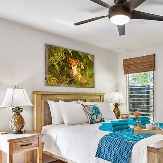 Fox Art Wooden Wall Art by Nature Wonders - Nature Wildlife Decor - 95294B