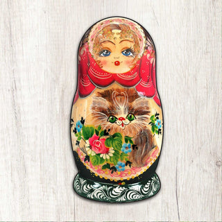 Nesting Doll Christmas Outdoor Decor Large Ornament by G. DeBrekht - Christmas Santa Snowman Decor - 8115059M