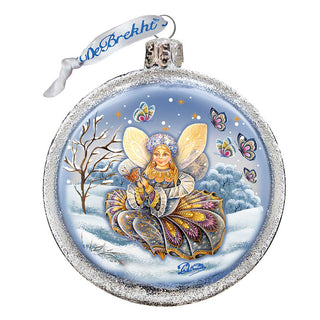 Fairy Girl Glass Ornament by G. DeBrekht - Christmas Decor - 73562C
