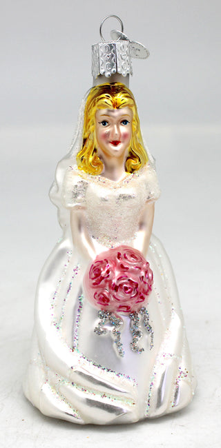 Wedding Ornaments Set of 6 Engagement - Unique Gift Made from Fabric Hand-Embroidered One-of-a-Kind Gift Set by GDeBrekht