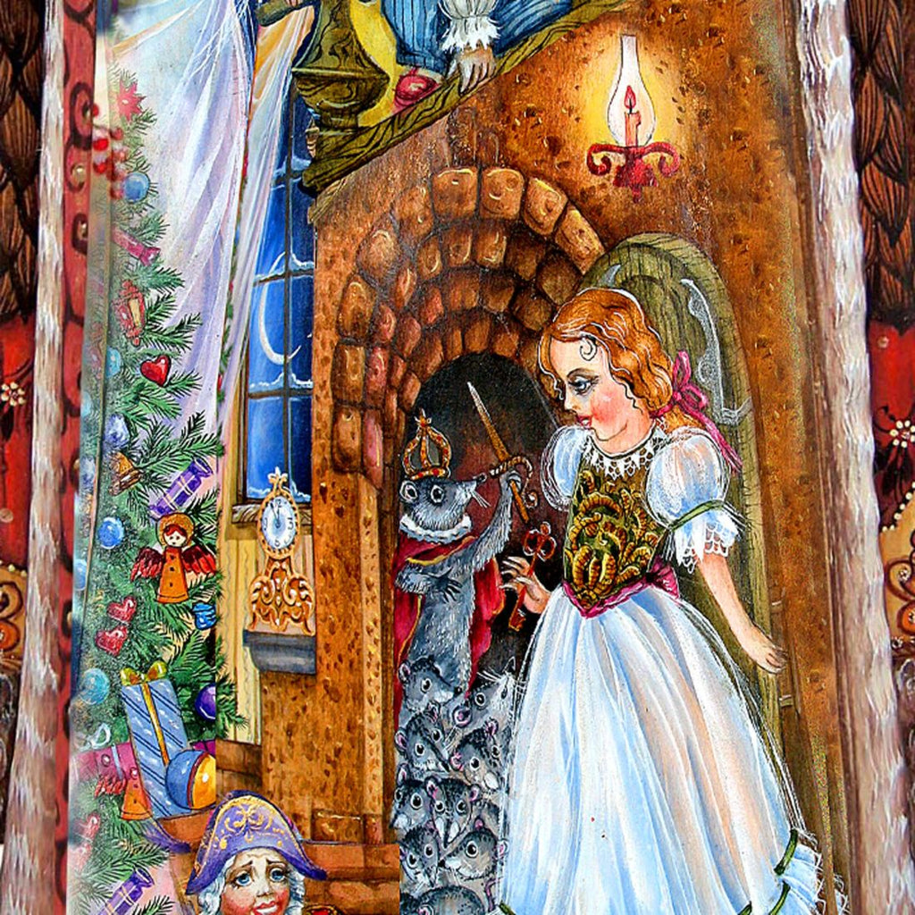 To the rescue Santa Hand-Painted WOODCARVED Masterpiece by G. DeBrekht - Christmas Decor - 241180-2