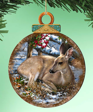 Sweet Visit Wooden Ornament by Dona Gelsinger - 8021119-1302