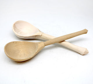 One-of-a-Kind Make It-Take It Handcrafted Wooden Spoon Set of 2