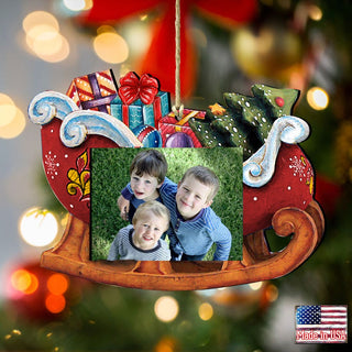 Christmas Gifts Picture Frame Ornaments - Ornament for Photo - Christmas Santa Snowman Decor - 8112047-PF