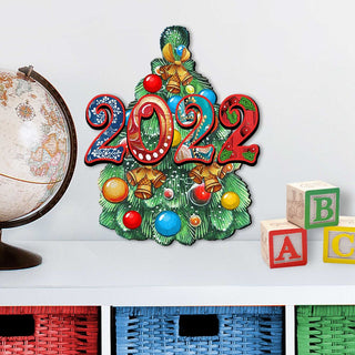 Celebration Dated Holiday Outdoor Decor Large Ornament by G. DeBrekht - Christmas Decor - 8114040M