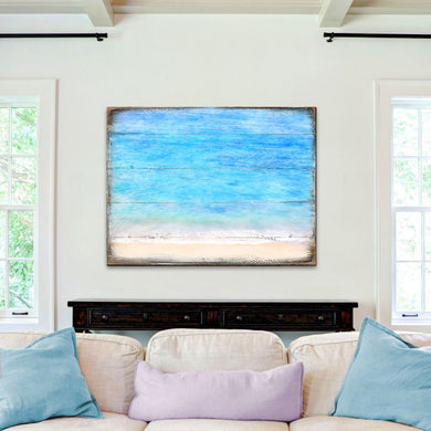 Spataro Beach Wood Wooden Coastal Wall Art by Nature Wonders - Coastal Sea-Life Decor - 95226-2B