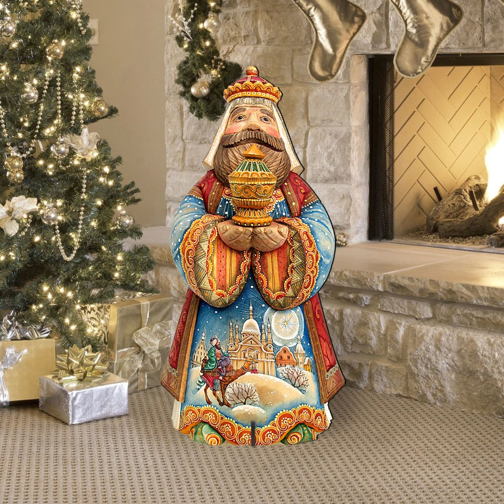 King Balthazar Nativity Outdoor Decor by G. Debrekht Nativity Holiday Decor, Exquisite Holiday Addition by G. Debrekht - 8152653F
