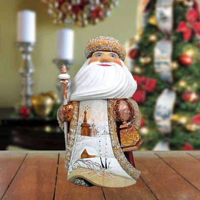 Countryside Guiding Light Hand-Painted WOODCARVED Figurine by G. DeBrekht - Nativity Holiday Decor - 8215567 *** PRE-ORDER - Handmade Just for You! ***