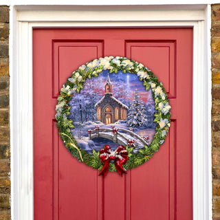 O Come Emmanuel Holiday Door Decor by D. Gelsinger - Nativity Holiday Decor - 8652814H-DG