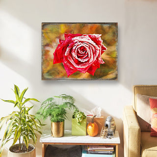 Amil Rose Art Wooden Wall Art by Nature Wonders - Love Family Kids Decor - 95299B