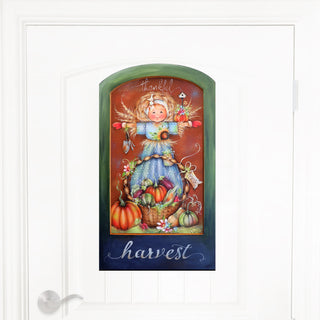 Thankful Harvest Holiday Door Decor by Jamie Mills-Price - Thanksgiving Decor - 8611076H-MP