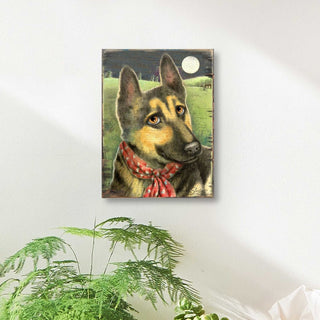 Spring Training Wooden Wall Art by Laura Seeley - Pets Dog and Cats Decor - 8511115B