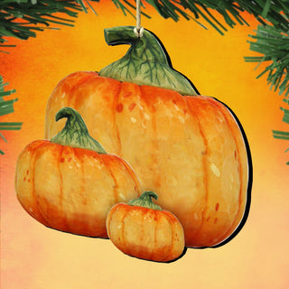 Stacking Pumpkins Wooden Ornaments Halloween by G. DeBrekht - Thanksgiving Halloween Decor - 8158414-2