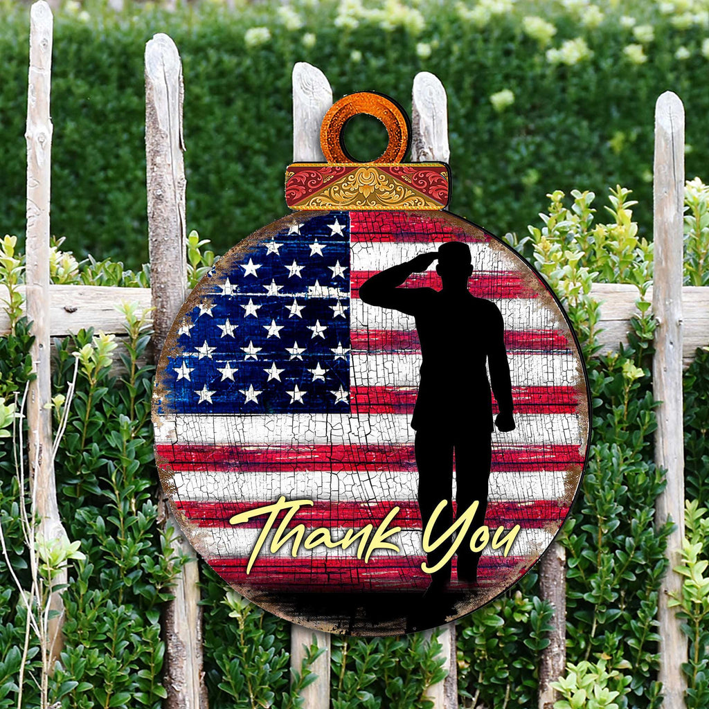 Thanks to Our Veterans Holiday Decor - Designocracy - 8187102M