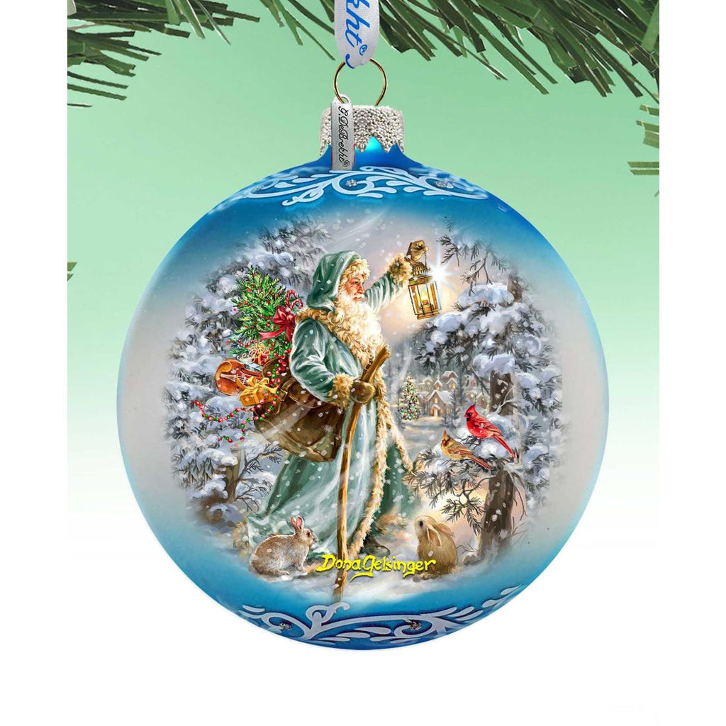 Saint Nicholas Glass Ornament Limited Edition by D. Gelsinger - Christmas Decor - 73918-DG