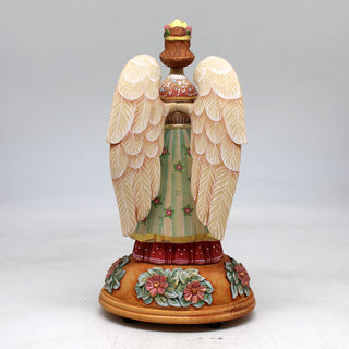 Angel with Animals Musical Figurine- Limited Edition Figurine Reserve by G.DeBrekht 8 x 4.5 x 3.5 Handpainted Collectible Figurine, Unique Decor Made in the USA