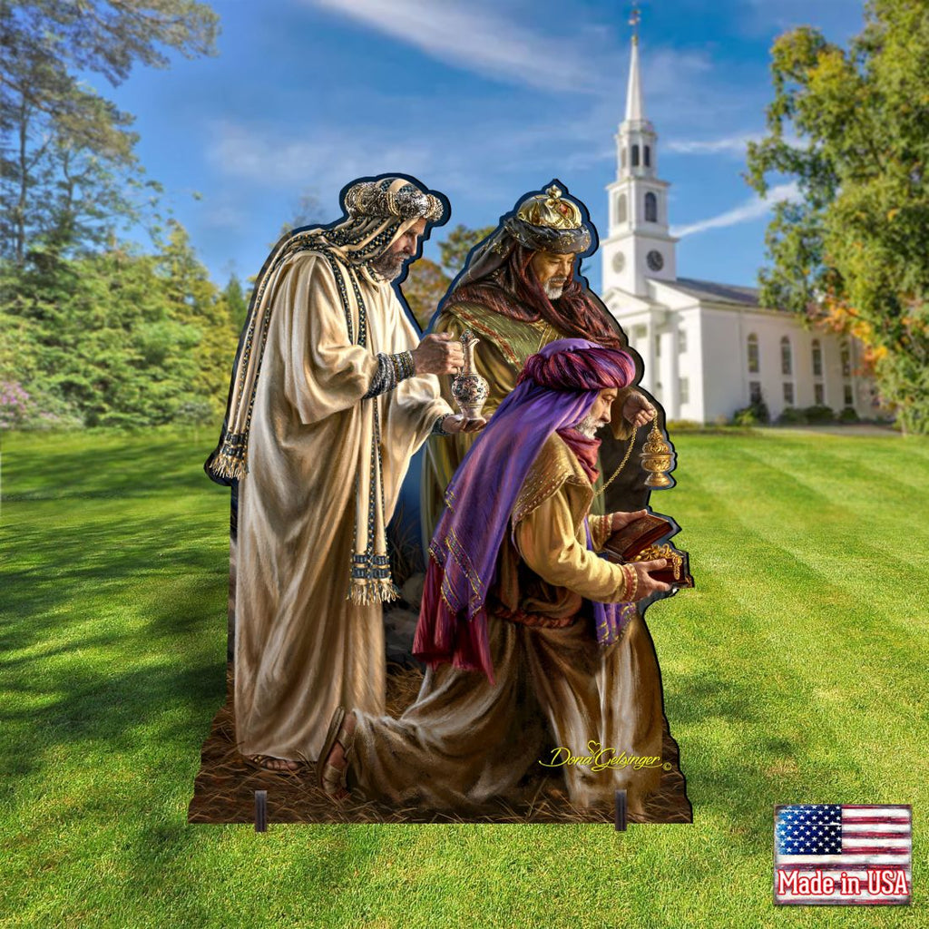 Three Kings Nativity Outdoor Decor by D. Gelsinger - Nativity Holiday Decor - 8461042-2F-1201