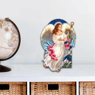 Angel of the Light Nativity Door Decor by D. Gelsinger - Nativity Holiday Decor - 8461036H-1322