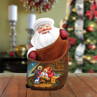 Devotional Holy Family Hand-Painted WOODCARVED Masterpiece by G. DeBrekht - Nativity Holiday Decor - 8215742 *** PRE-ORDER - Handmade Just for You! ***