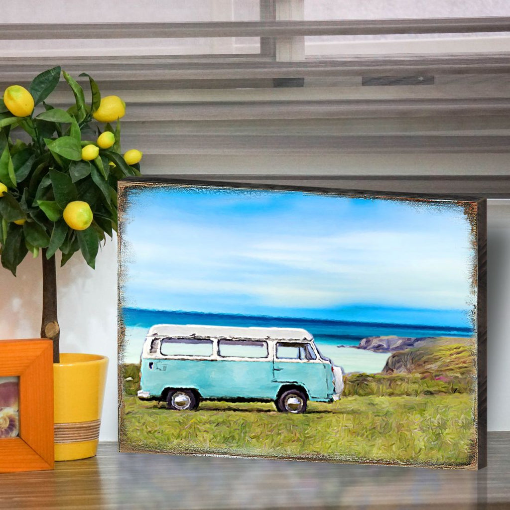 Spangler Van Wood Wooden Coastal Wall Art by Nature Wonders - Coastal Sea-Life Decor - 95269B