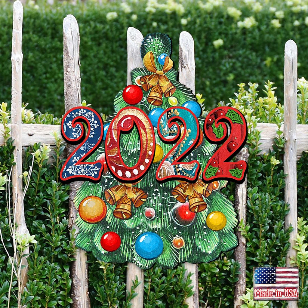 Celebration Dated Holiday Outdoor Decor Large Ornament by G. DeBrekht - Christmas Decor - 8114040M