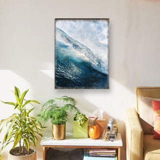 Ocean Wave Art Wooden Wall Art by Nature Wonders - Nature Wildlife Decor - 95396B