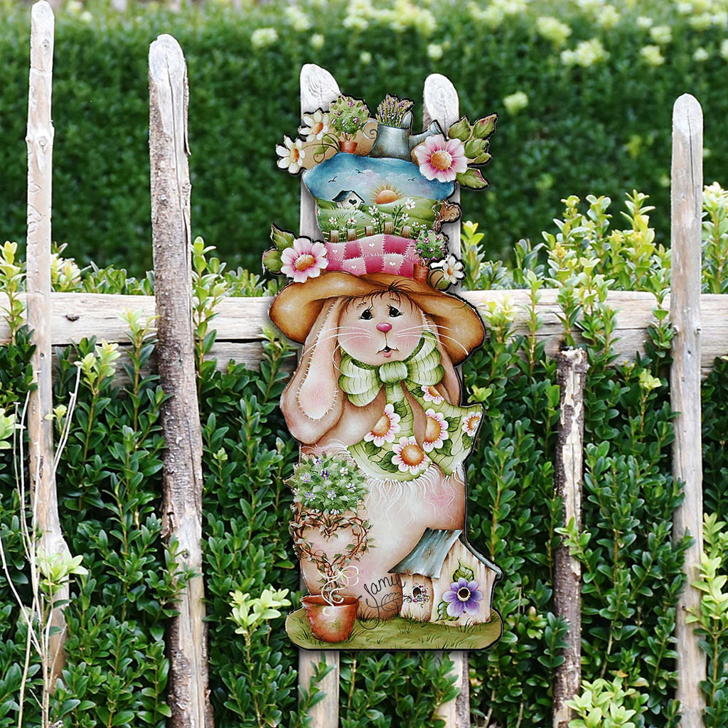 Hailey Hare Easter Door Decor by Jamie Mills-Price - Easter Spring Decor - 8457603H