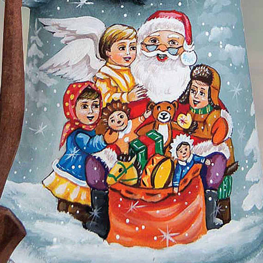 Toy Giver Santa Hand-Painted WOODCARVED Masterpiece by G. DeBrekht - Christmas Decor - 8214477 *** PRE-ORDER - Handmade Just for You! ***