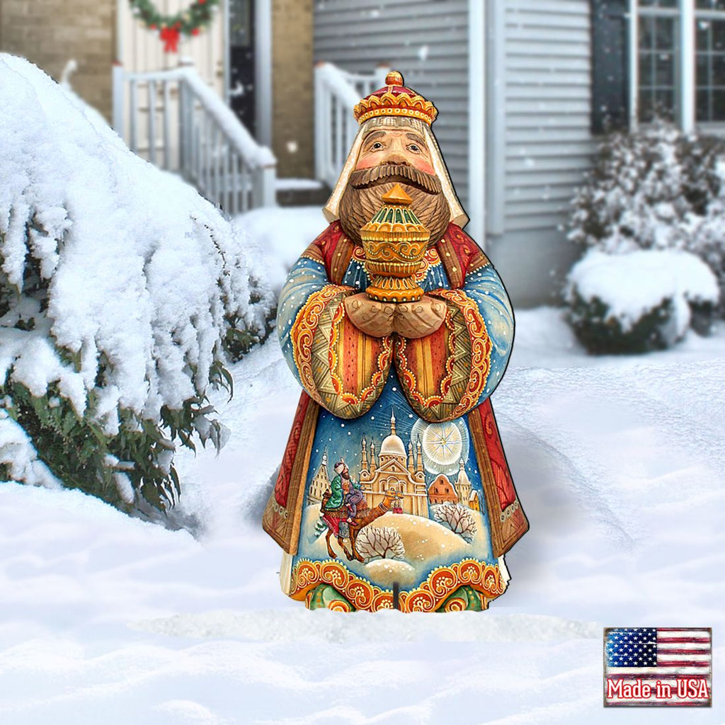 King Balthazar Nativity Outdoor Decor by G. Debrekht Nativity Holiday Decor, Exquisite Holiday Addition by G. Debrekht - 8152653F