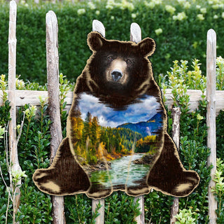 Mountain River Bear Wildlife Decor by G. DeBrekht - Designocracy - 81982152M