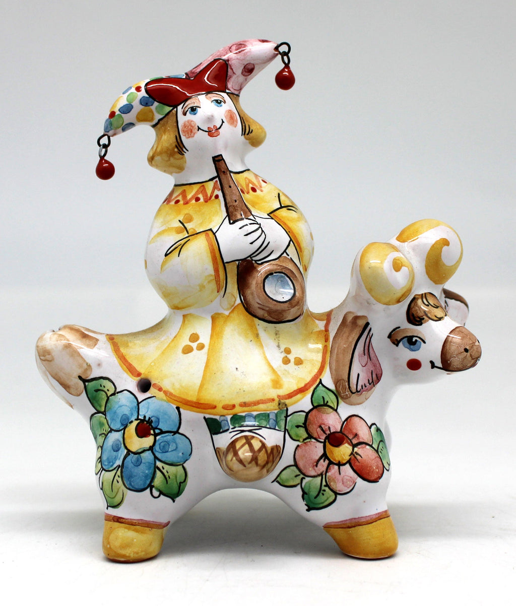 One-of-a-Kind Funny Clown Unique Hand Painted Porcelain Holiday Decor 5