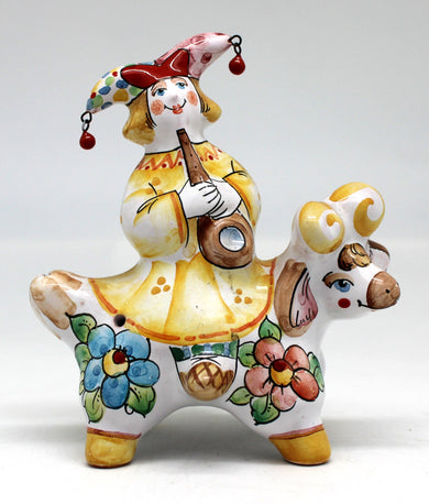 One-of-a-Kind Funny Clown Unique Hand Painted Porcelain Holiday Decor 5
