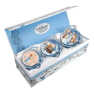 Christmas Fairies Glass Ornament Set of 3 by G. DeBrekht - Christmas Decor - 73744-S3