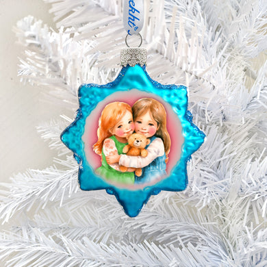 Sister's Love Mercury Glass Ornaments by G. Debrekht - Christmas Decor - 776010