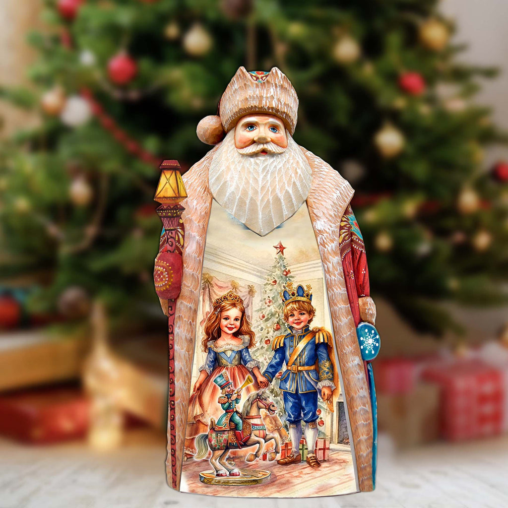 Nutcracker Magic Unveiled Santa Hand-Painted WOODCARVED Masterpiece by G. DeBrekht - Christmas Holiday Decor - 210238SE