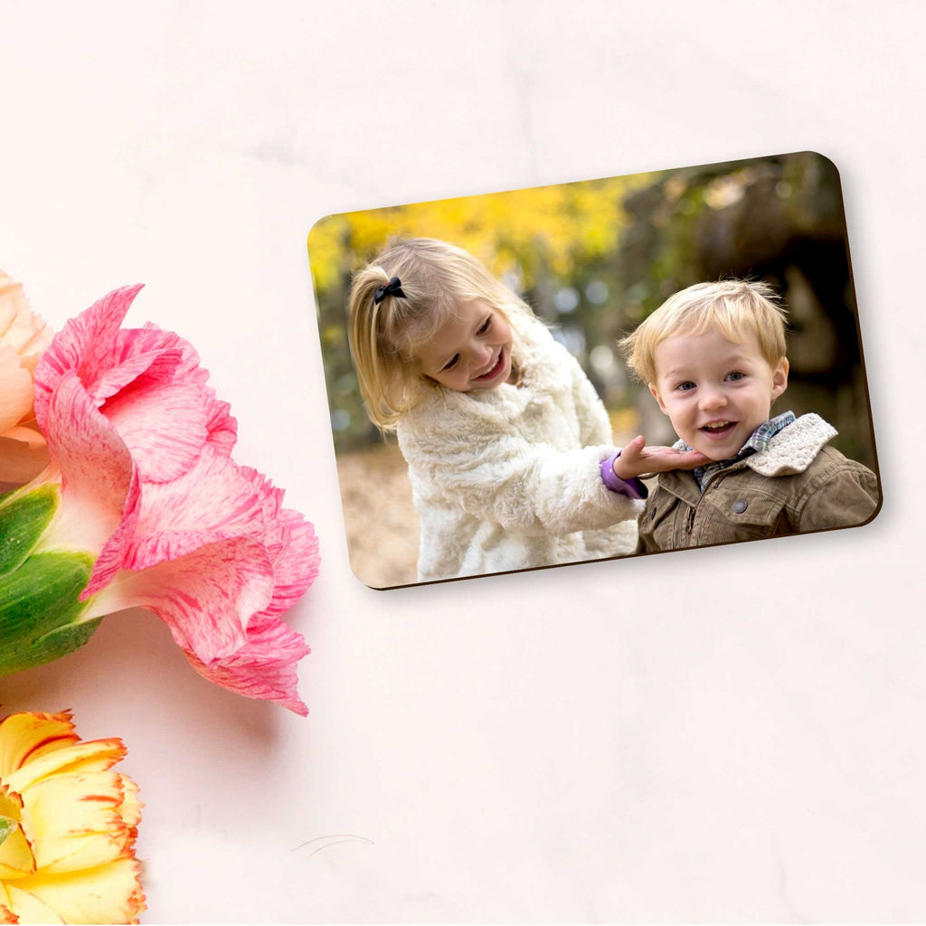 Kids Photo Refrigerator Magnet Engagement Save the Date Bridal shower gift basket Housewarming gift - 94503G