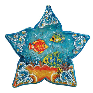 Sea Starfish Beach House Door Decor by G. DeBrekht - Coastal Holiday Decor - 8126151H