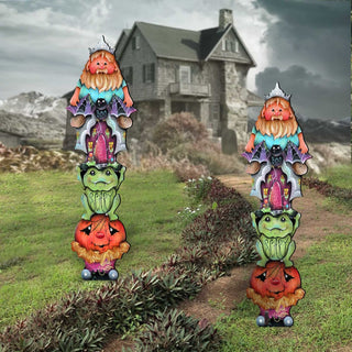 Scary Boo Halloween Set of 2 Outdoor Decor by Jamie Mills-Price - Thanksgiving Halloween Decor - 8457413F
