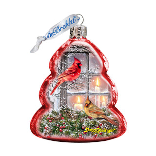 Together for Christmas Mercury Glass Ornament by D. Gelsinger - Christmas Decor - 778111-DG