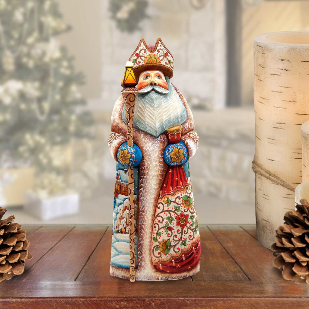 Snow Maiden Story Hand-Painted WOODCARVED Masterpiece by G. DeBrekht - Christmas Decor - 213304 *** PRE-ORDER - Handmade Just for You! ***
