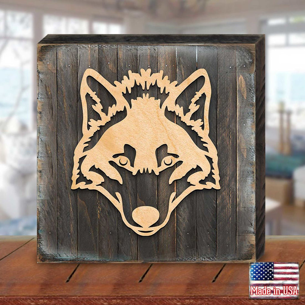 Celtic Wolf Art Wooden Wall Art by Celtic Art - Celtic Decor - 953165B
