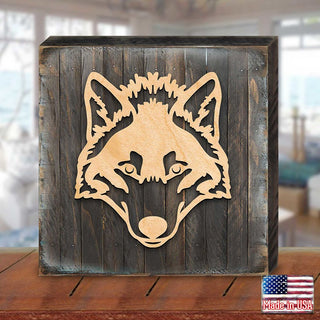 Celtic Wolf Art Wooden Wall Art by Celtic Art - Celtic Decor - 953165B